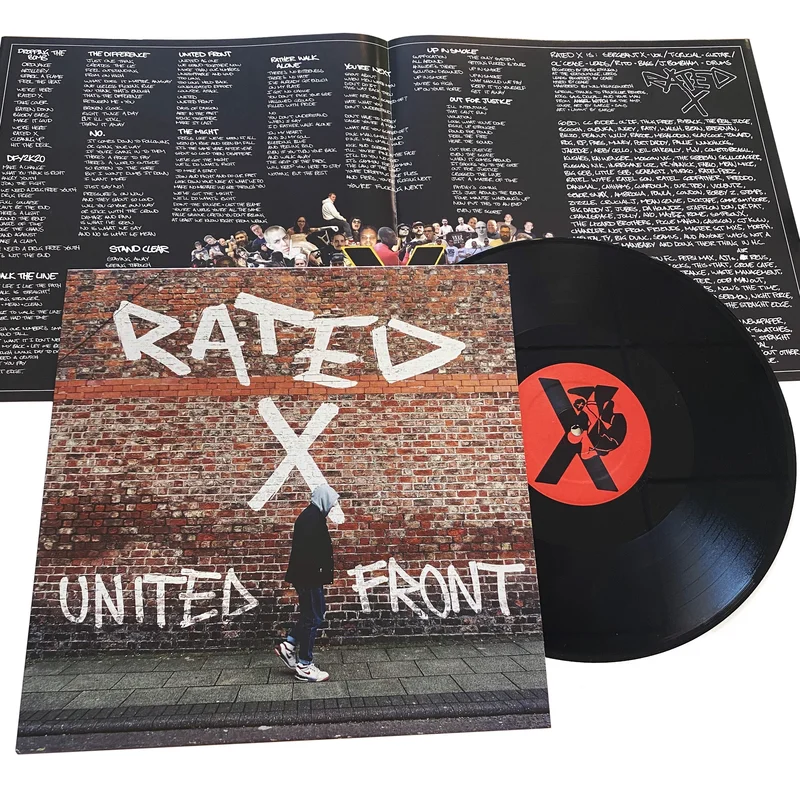 Rated X: United Front 12" Orange Vinyl