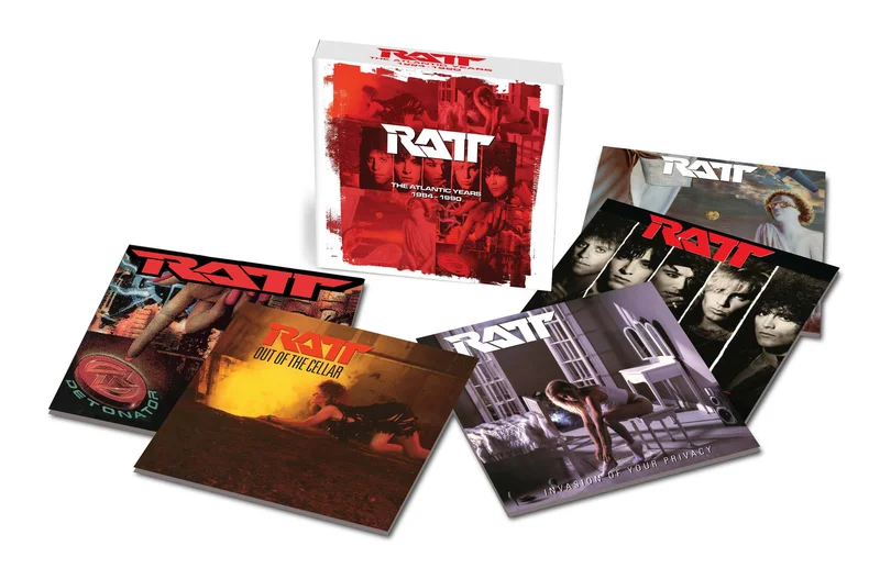 RATT 'THE ATLANTIC YEARS' 5CD BOX SET - LTD.