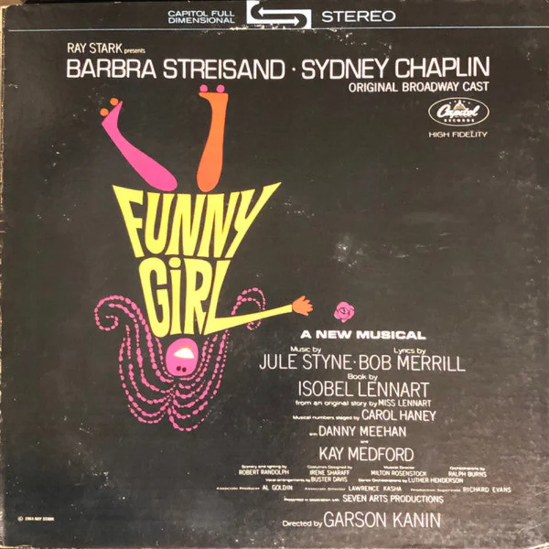 Ray Stark Presents Barbra Streisand, Sydney Chaplin: Funny Girl (Original Broadway Cast) 12"