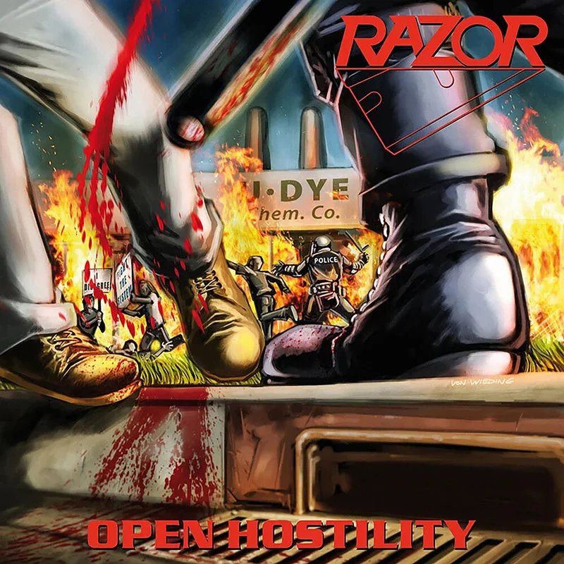 Razor: Open Hostility 12" (colored vinyl)