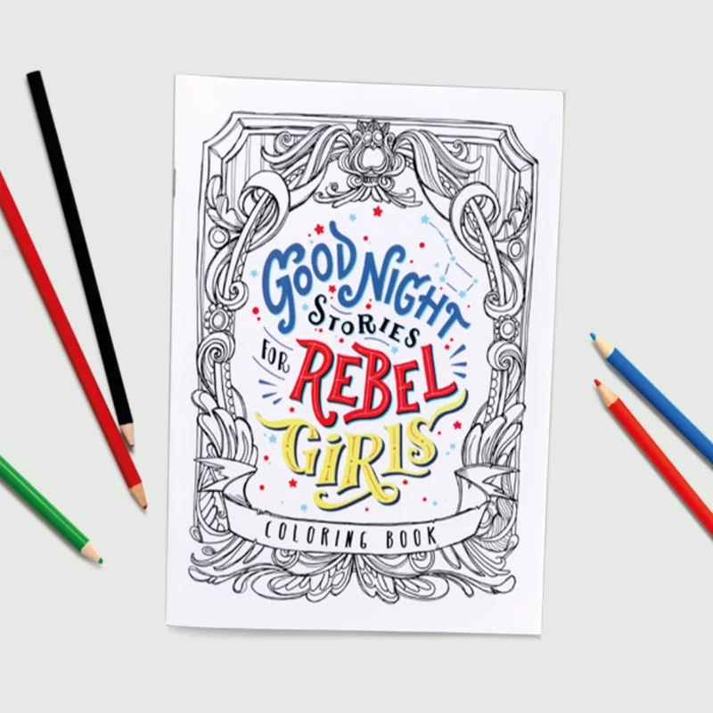 REBEL GIRLS COLORING BOOK SET