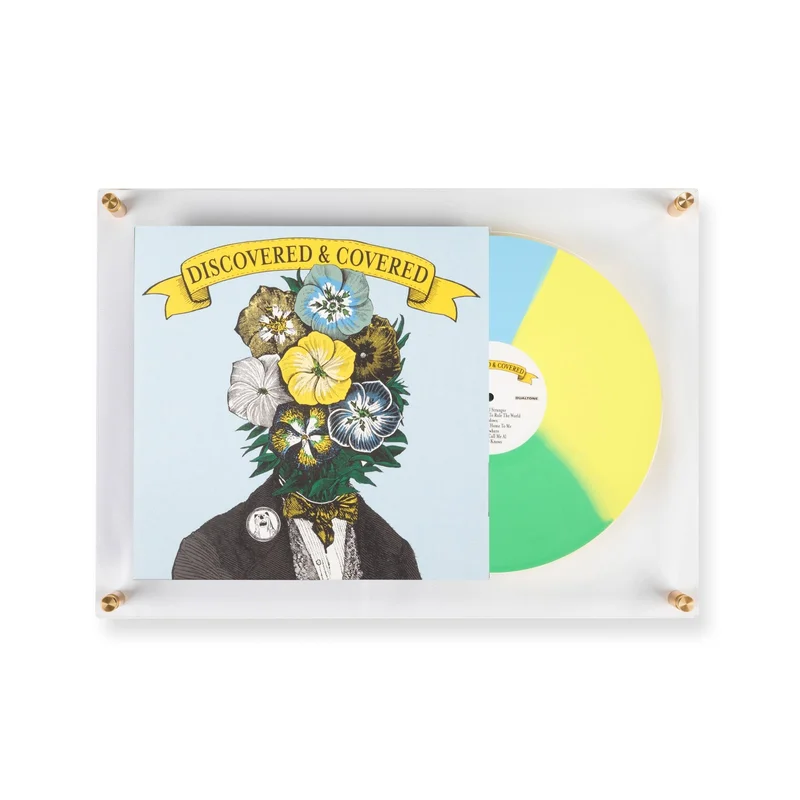 RECORD + VINYL REVEAL FRAME Silver