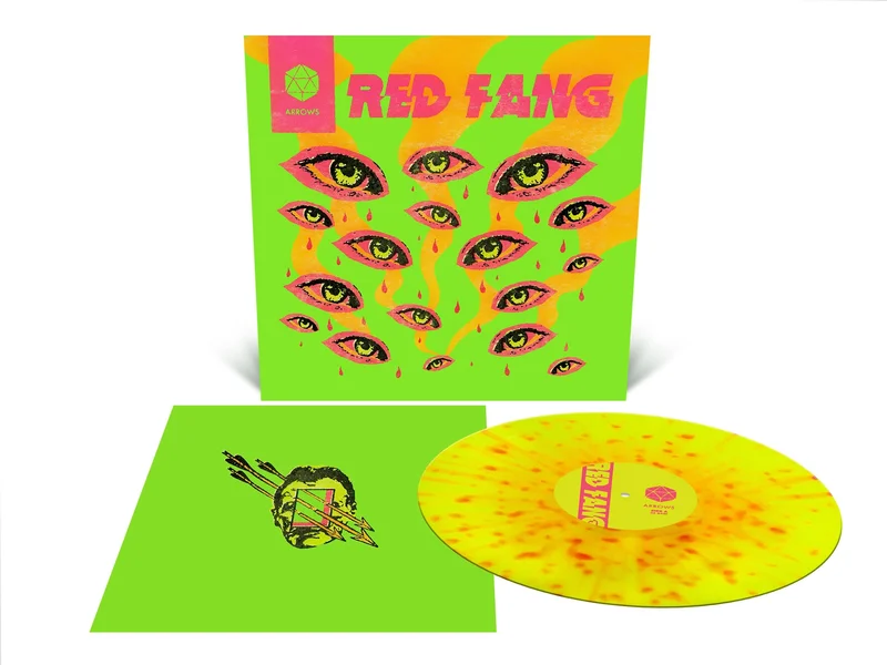 RED FANG ARROWS' LP - NEON YELLOW/HEAVY NEON MAGENTA/SPLATTER