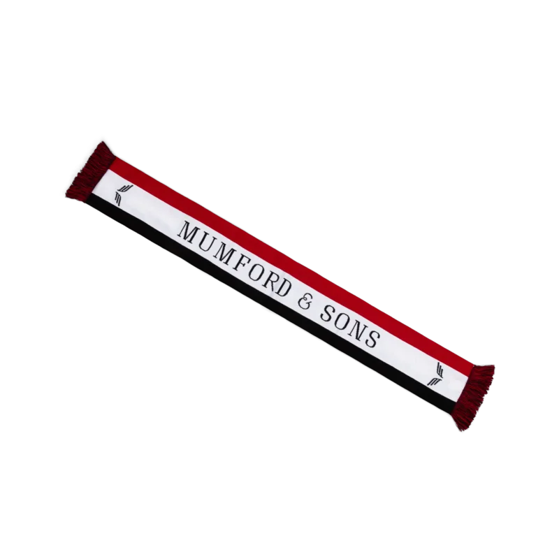 Red Mumford & Sons Football Scarf