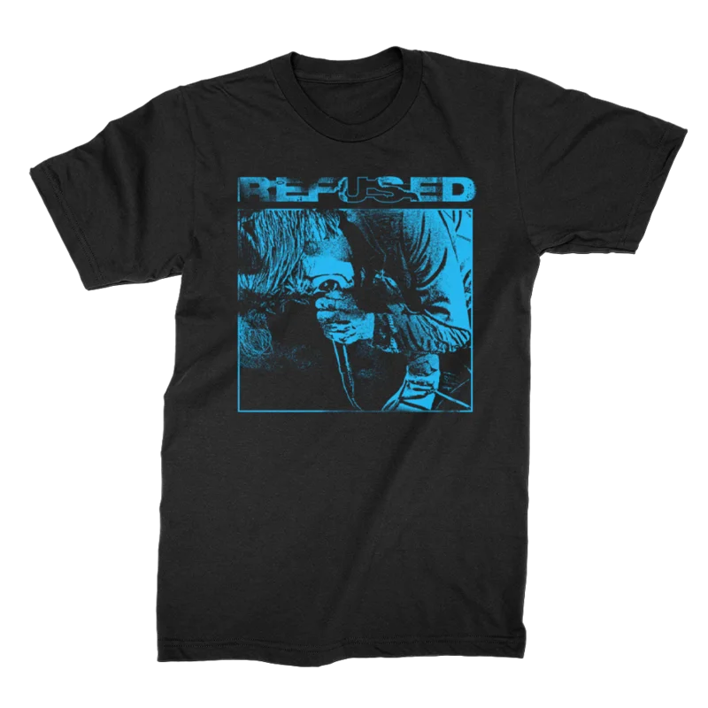 REFUSED 'NO ESCAPE MIC' T-SHIRT