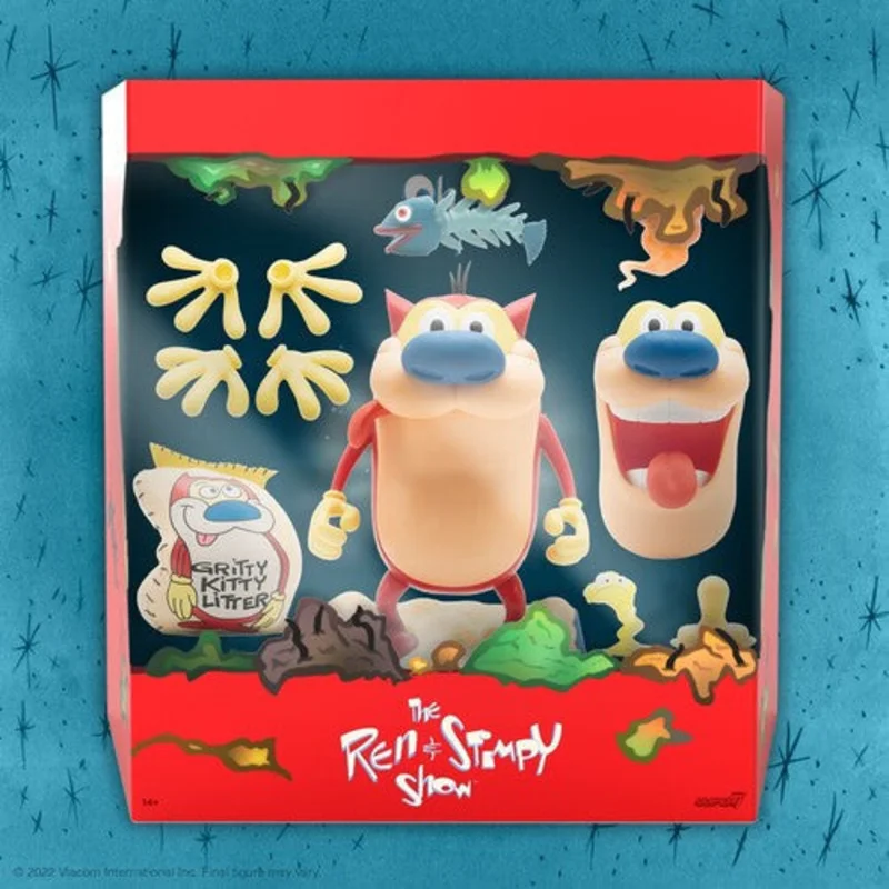 REN & STIMPY ULTIMATES WAVE 1 - STIMPY FIGURE