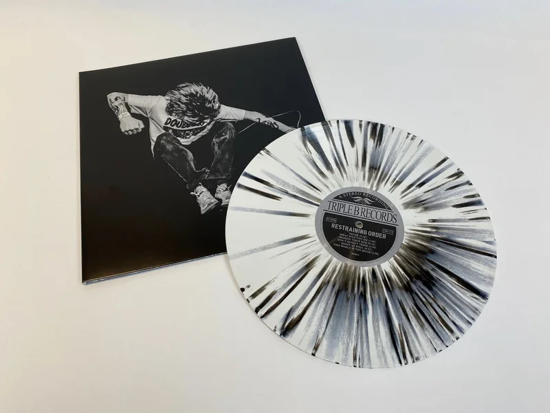 RESTRAINING ORDER 'THIS WORLD IS TOO MUCH' LP - BLACK/CLEAR