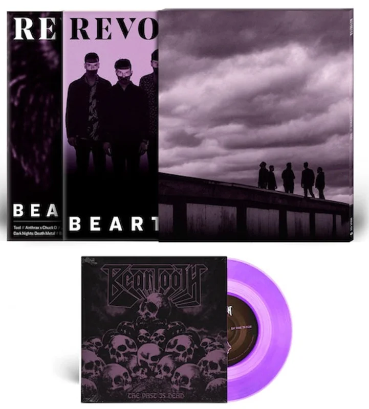 REVOLVER x BEARTOOTH SUMMER 2021 ISSUE DOUBLE SLIPCASE & 7" BUNDLE - EXCLUSIVE - LTD. 500 - PURPLE