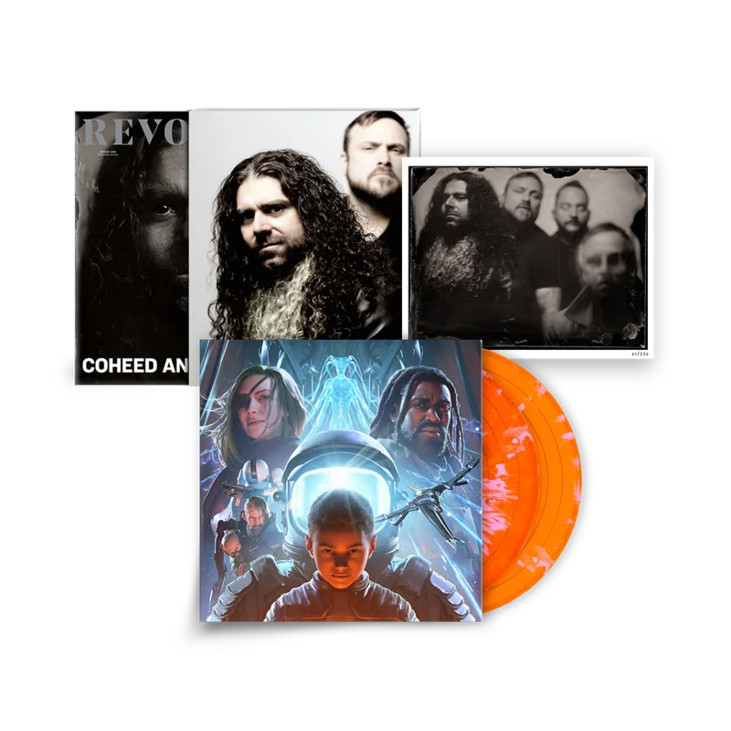 REVOLVER x COHEED AND CAMBRIA COLLECTOR'S BUNDLE HAND-NUMBERED SLIPCASE W/ 'VAXIS II: A WINDOW OF THE WAKING MIND' 2LP + BORUCKI PHOTO PRINT - EXCLUSIVE - LTD. 250 - ORANGE/PINK/SWIRL