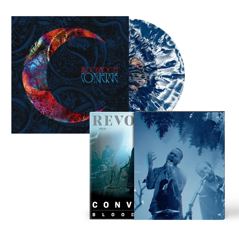 REVOLVER x CONVERGE WINTER 2021 ISSUE HAND-NUMBERED SLIPCASE 2LP - EXCLUSIVE - LTD. 200 - BLOODMOON/CLEAR NAVY CLOUDY