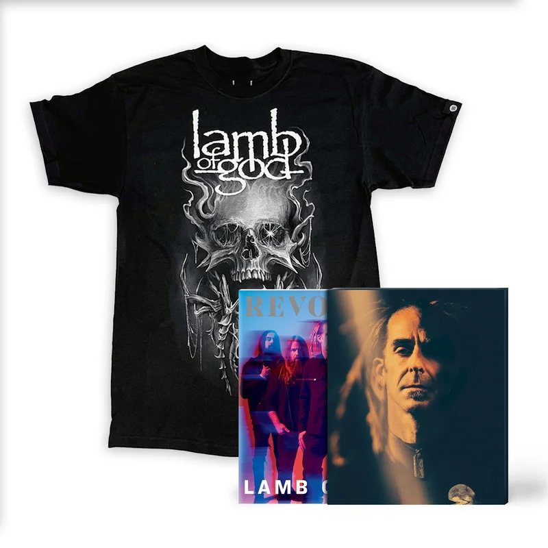 REVOLVER x LAMB OF GOD "OMENS BUNDLE 2" ALT COVER + SLIPCASE W/ EXCLUSIVE T-SHIRT ONLY 150 AVAILABLE