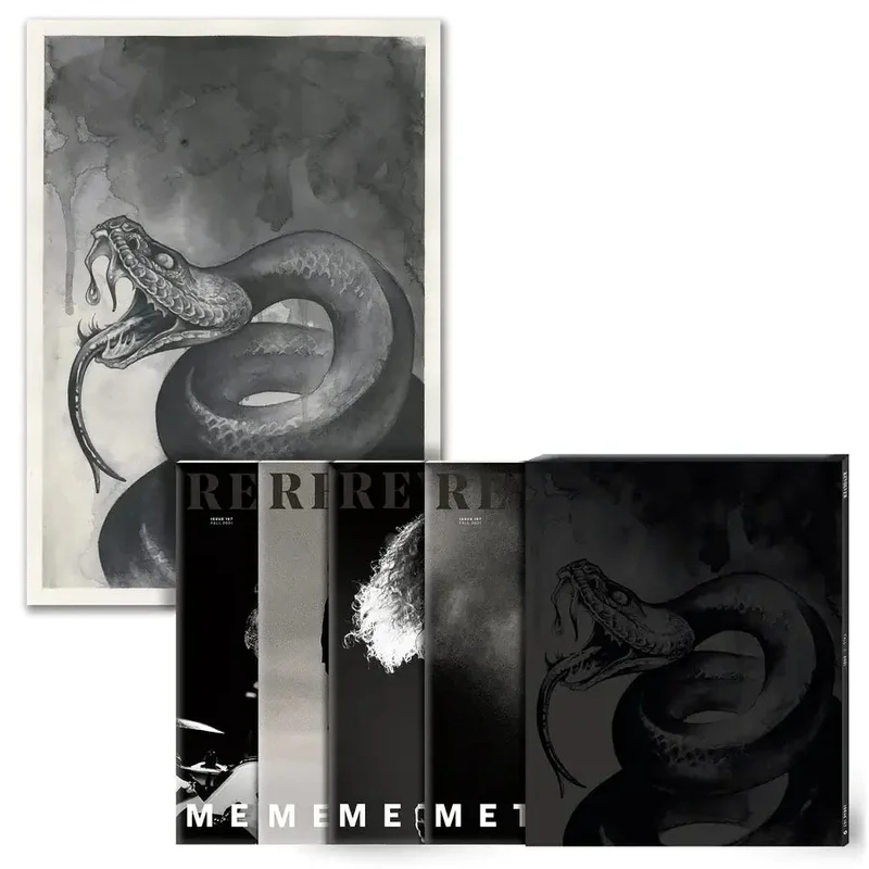 REVOLVER x METALLICA FALL 2021 ISSUE HAND-NUMBERED SLIPCASE WITH JOHN BAIZLEY SCREEN PRINT - EXCLUSIVE - LTD. 200