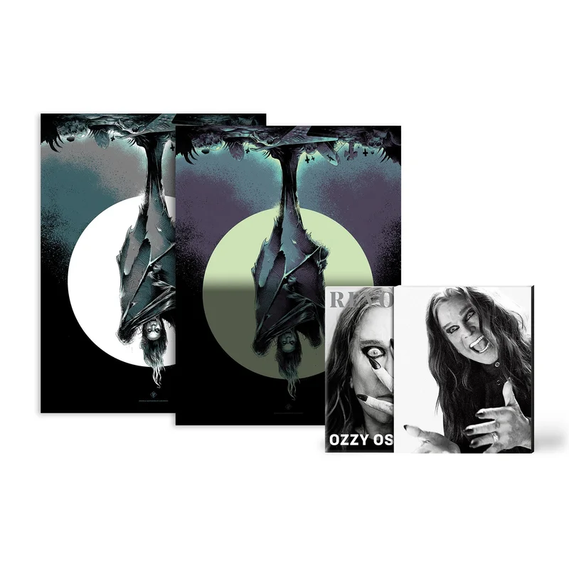 REVOLVER x OZZY OSBOURNE "BUNDLE 3" ALT COVER + SLIPCASE W/ TWO EXCLUSIVE HAND-NUMBERED PRINT - EXCLUSIVE - LTD. 50