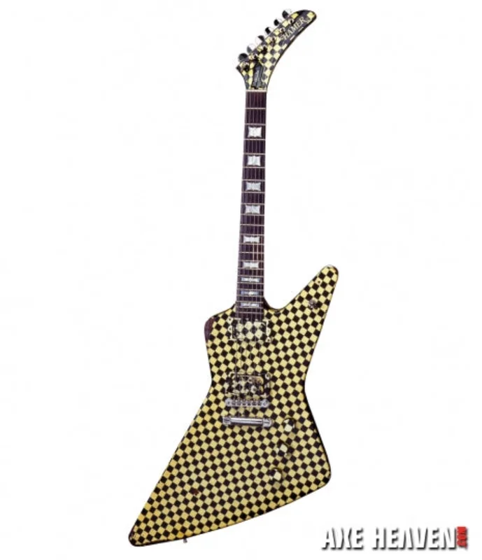 RICK NIELSEN - CHECKERED EXPLORER - MINI GUITAR