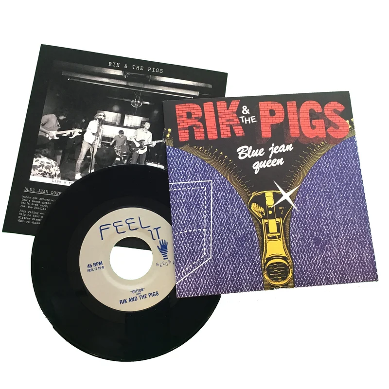 Rik & the Pigs: Blue Jean Queen 7"