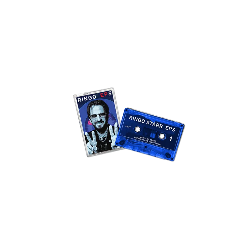 RINGO STARR 'EP3' CASSETTE - TRANSLUCENT ROYAL BLUE