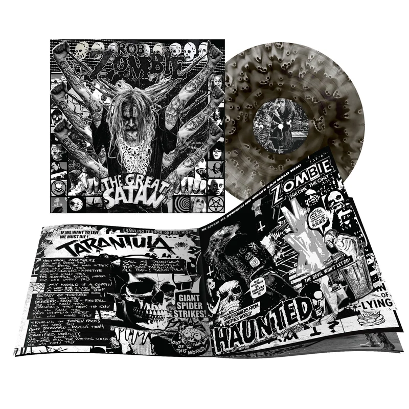 ROB ZOMBIE THE GREAT SATAN LP - GHOSTLY BLACK