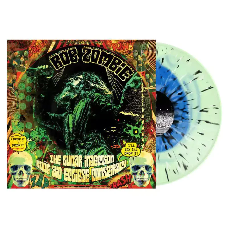 ROB ZOMBIE 'THE LUNAR INJECTION KOOL AID ECLIPSE CONSPIRACY' LP - BLUE/BOTTLE GREEN/BLACK/SPLATTER