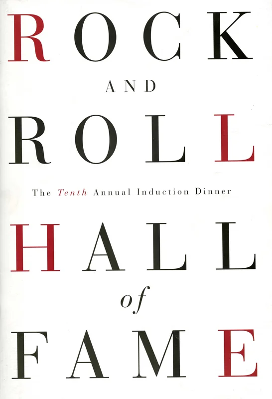 ROCK HALL 1995 - INDUCTION PROGRAM