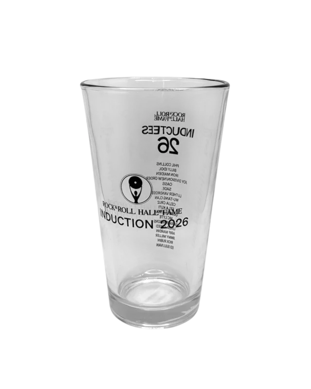 ROCK HALL 2026 - INDUCTION CLASS PINT GLASS