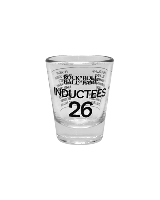 ROCK HALL 2026 - INDUCTION CLASS SHOT GLASS