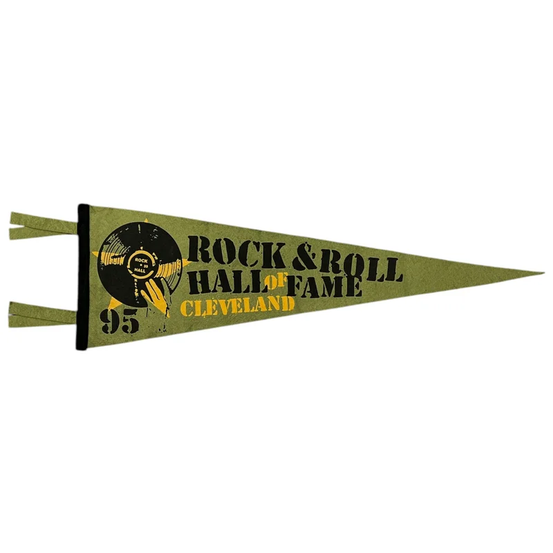ROCK HALL 95 RECORD PENNANT