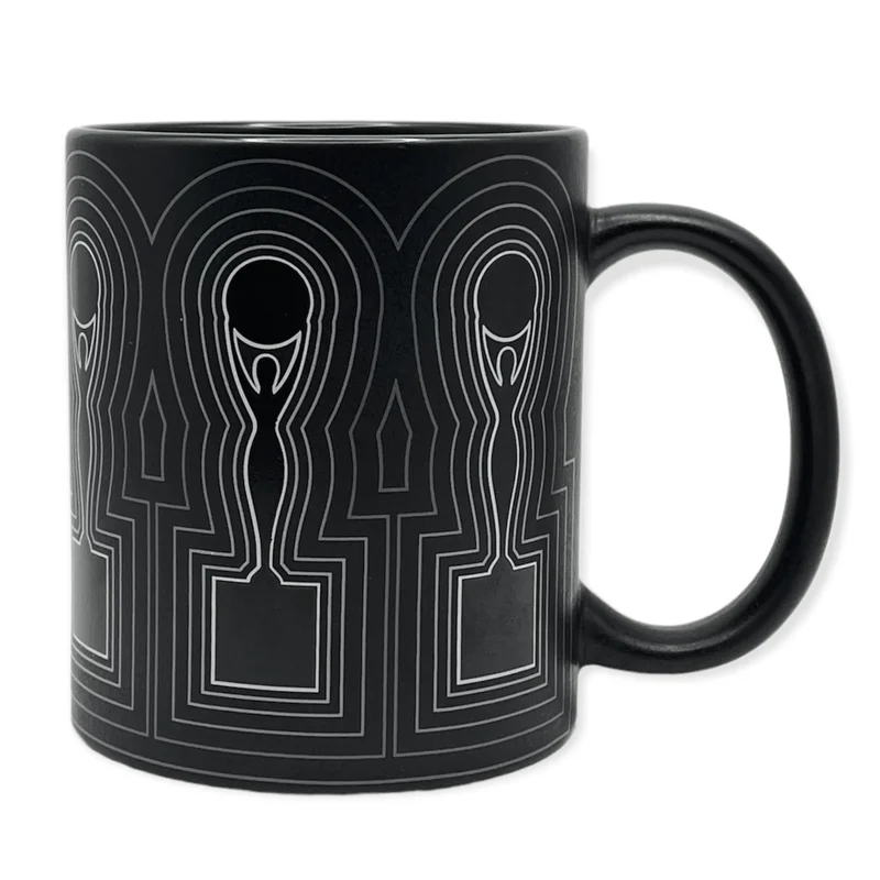 ROCK HALL AURA TROPHY BLACK STONEWARE MUG