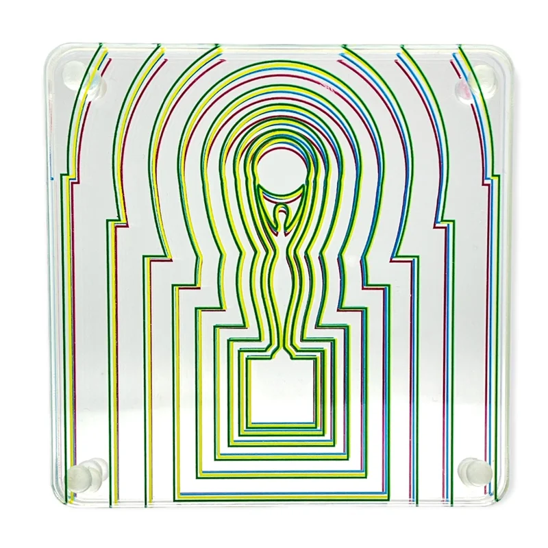 ROCK HALL AURA TROPHY COASTER SET