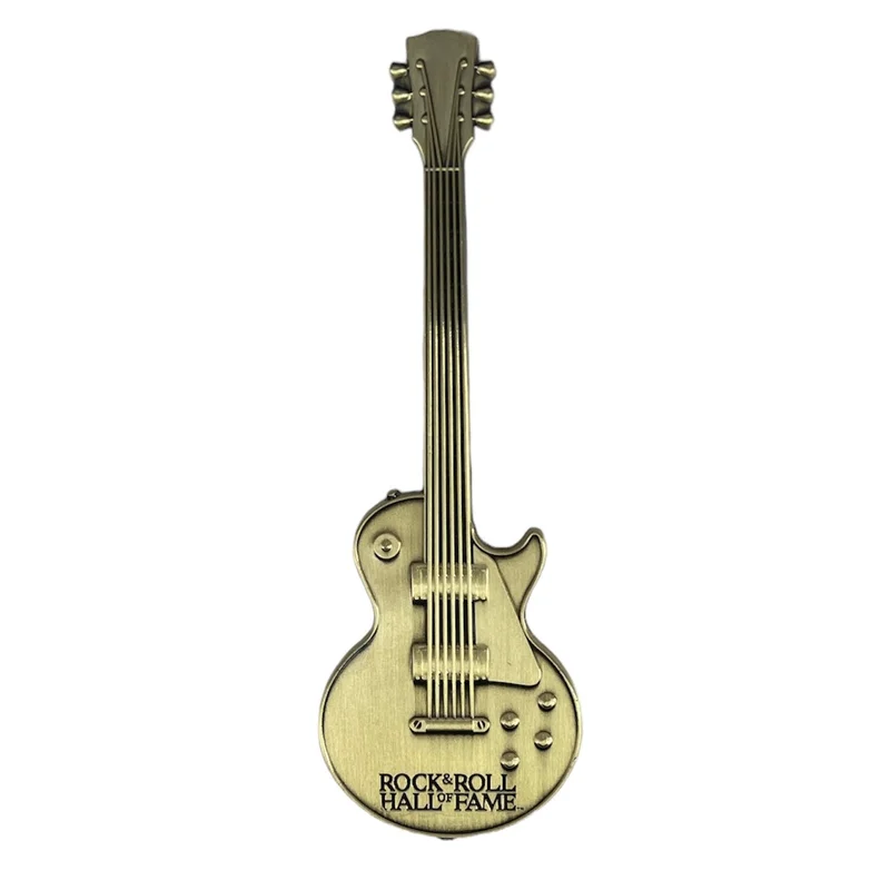 ROCK HALL BRONZE GUITAR MAGNET
