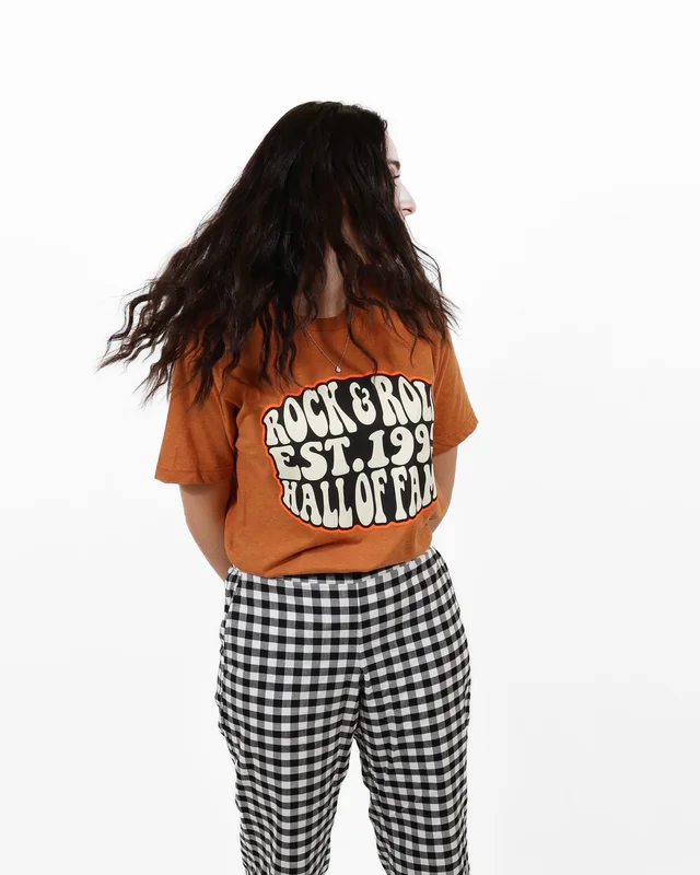 ROCK HALL BUBBLE FONT T-SHIRT
