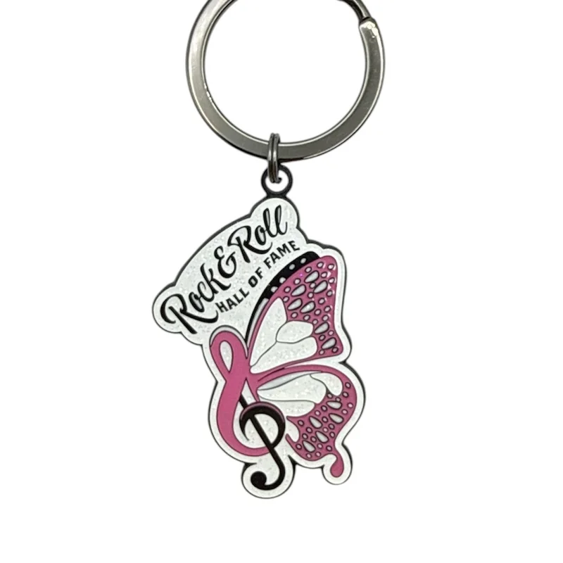 ROCK HALL BUTTERFLY CLEF KEYRING