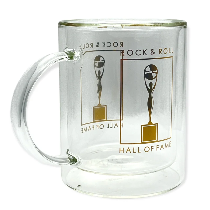 ROCK HALL GOLD COLLECTION - DOUBLE WALLED GLASS MUG