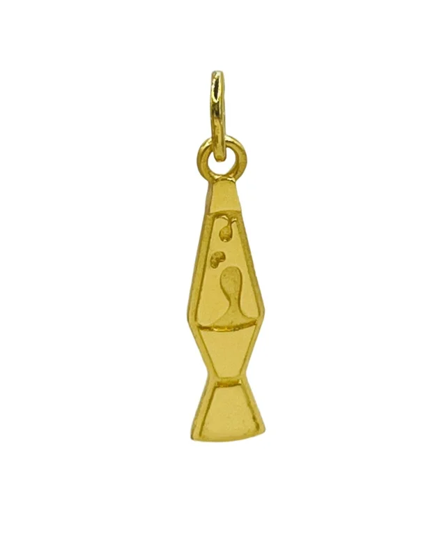 ROCK HALL GOLD LAVA LAMP CHARM