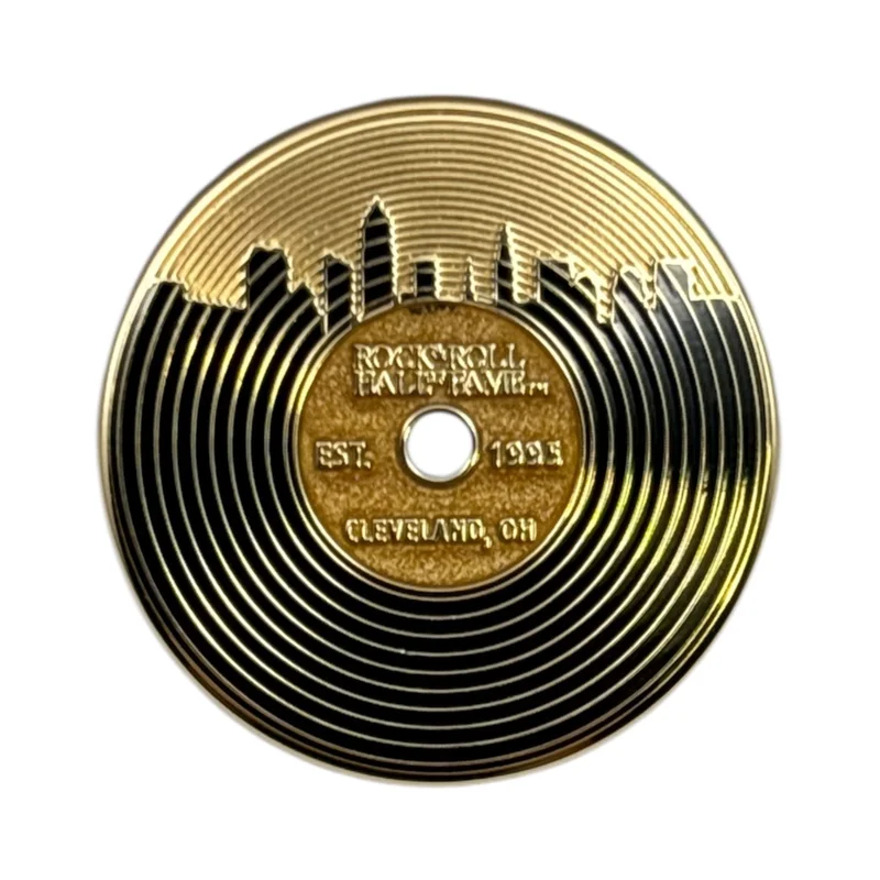 ROCK HALL GOLDEN RECORD PIN
