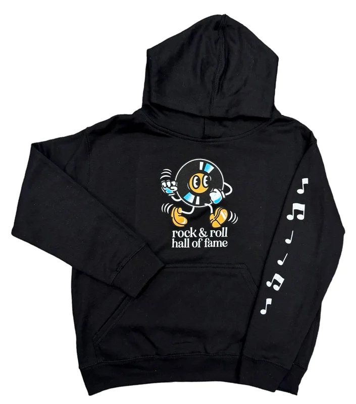 ROCK HALL GROOVE TO YOUR OWN BEAT VINYL KIDS HOODIE
