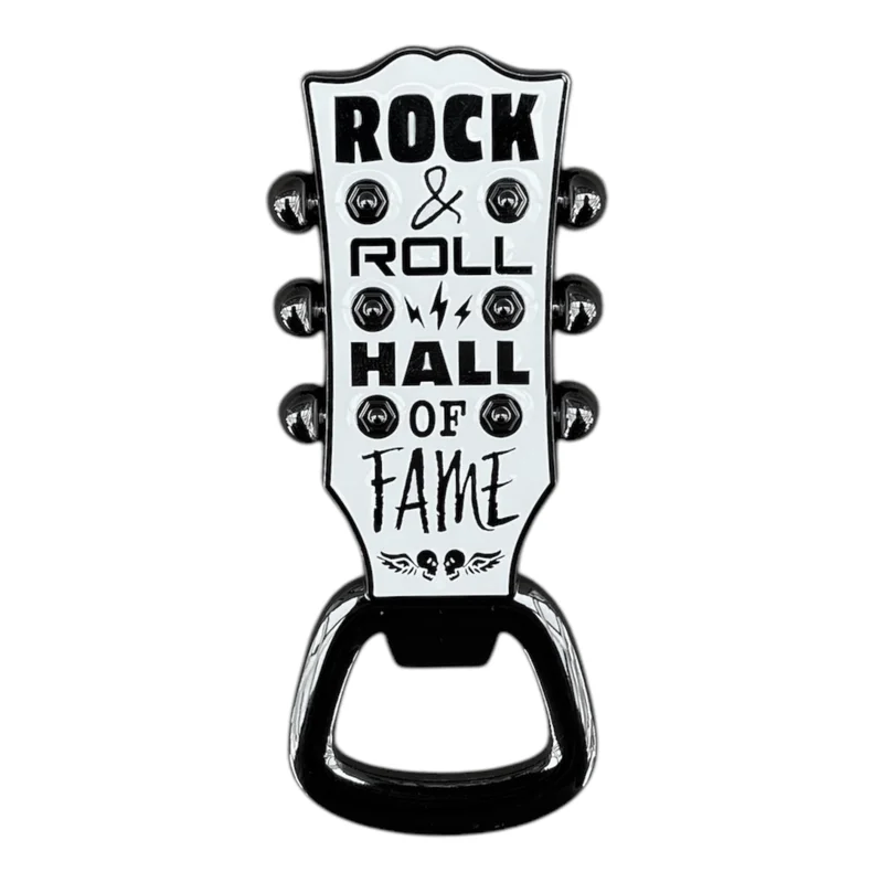ROCK HALL GUITAR HEADSTOCK BOTTLE OPENER MAGNET