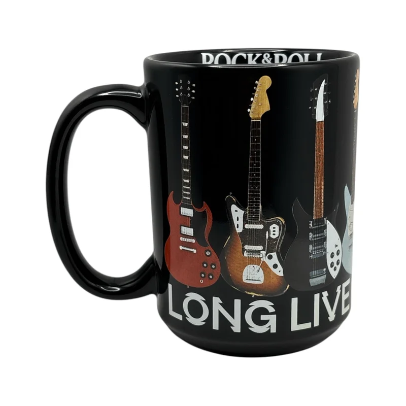 ROCK HALL GUITAR WRAPPED MUG