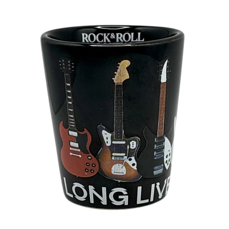 ROCK HALL GUITAR WRAPPED SHOT GLASS