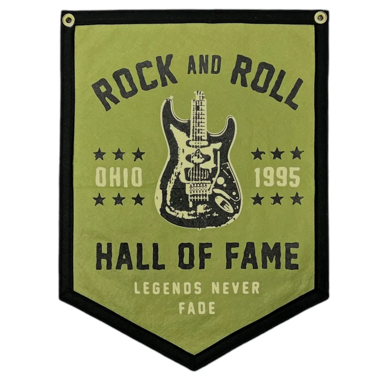 ROCK HALL LEGENDS NEVER DIE GUITAR CAMP FLAG