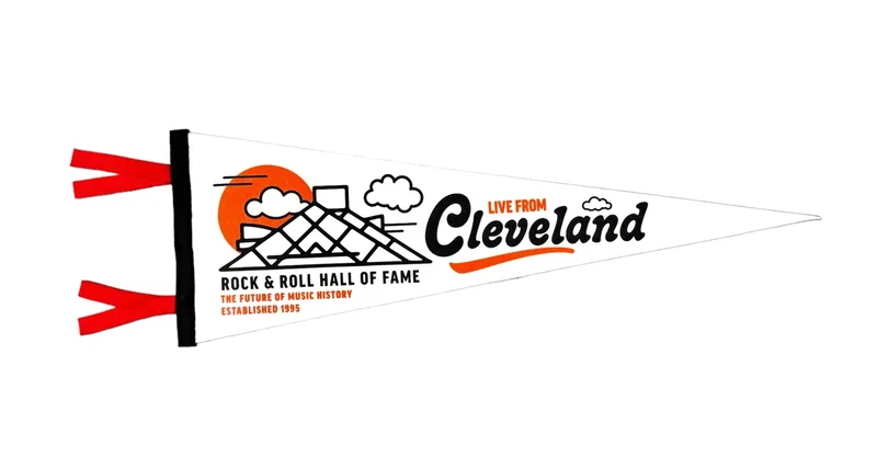 ROCK HALL LIVE FROM CLEVELAND PENNANT