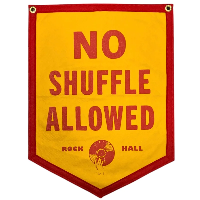 ROCK HALL NO SHUFFLE ALLOWED CAMP FLAG