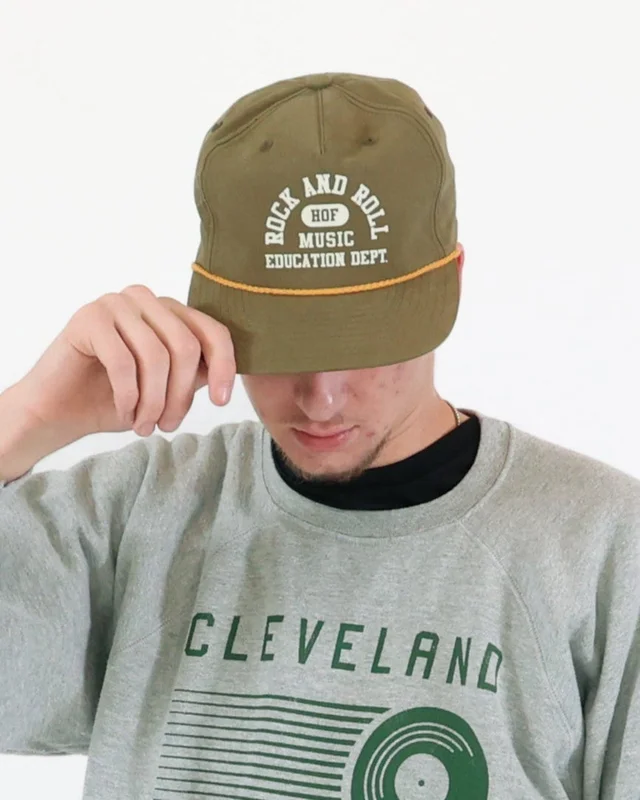 ROCK HALL OLIVE MUSIC ED DEPT HAT
