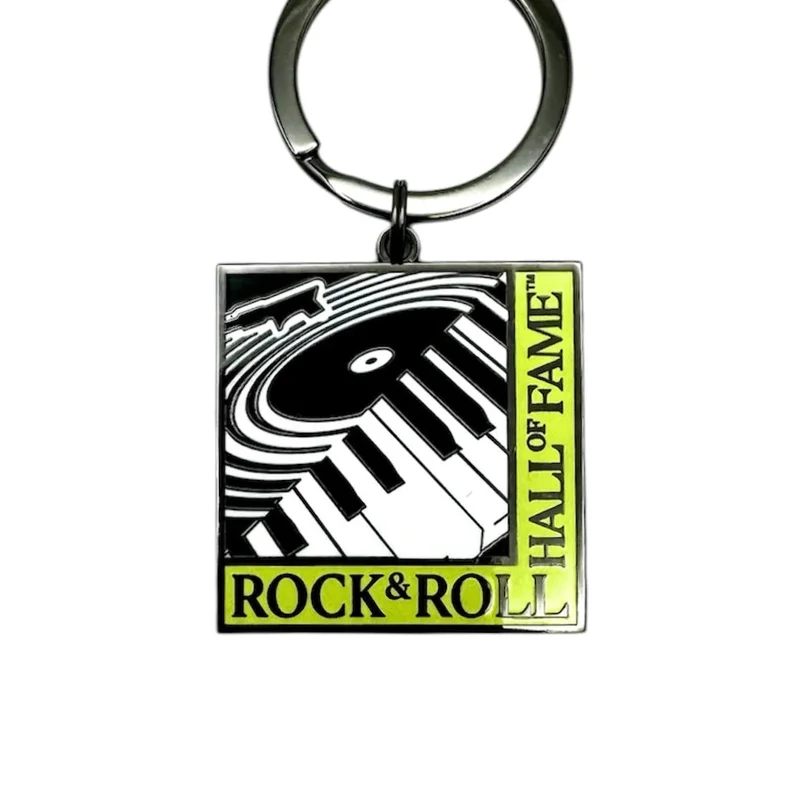 ROCK HALL PIANO RECORD KEYRING