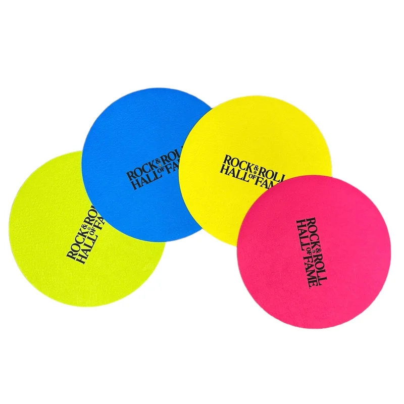 ROCK HALL RECORD SLIP MAT PINK