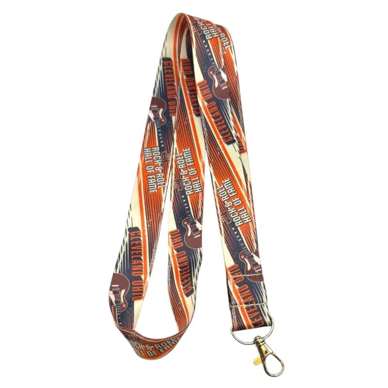 ROCK HALL VINTAGE STRIPES GUITAR LANYARD