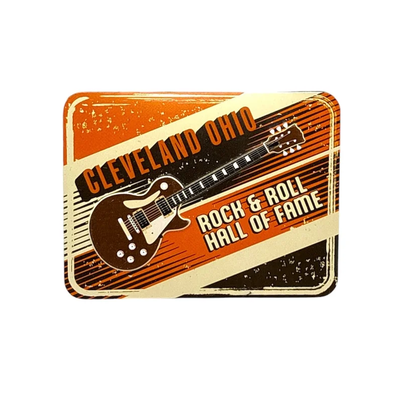 ROCK HALL VINTAGE STRIPES GUITAR MAGNET