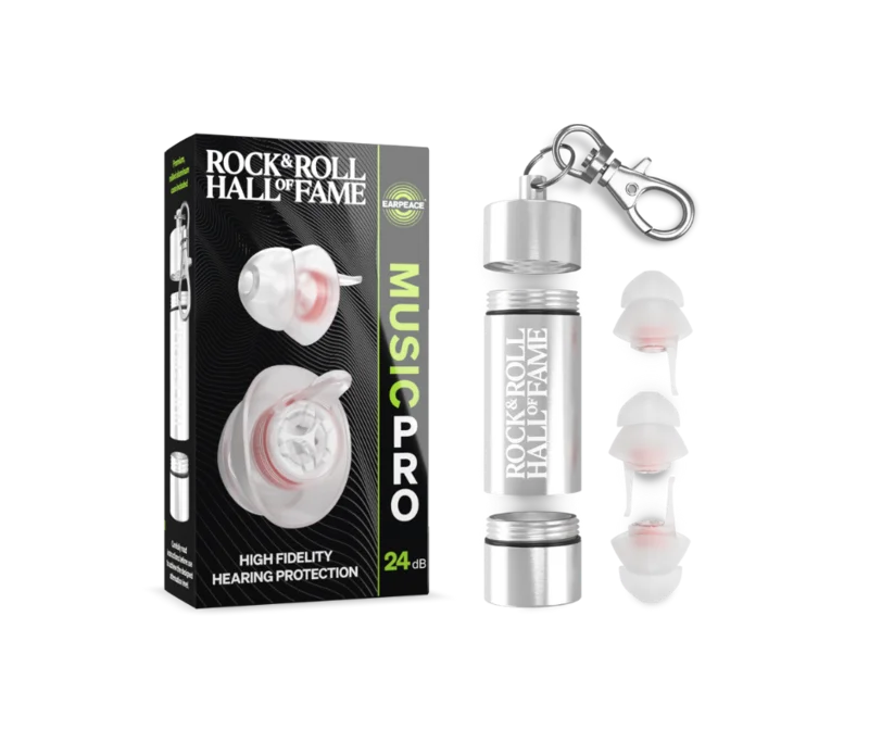 ROCK HALL X EARPEACE MUSIC PRO MAX 24dB PROTECTION EAR PLUGS