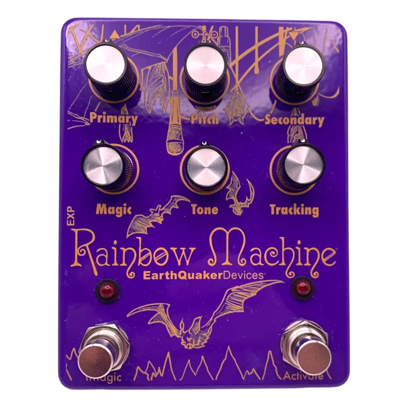 ROCK HALL X EARTHQUAKER DEVICES - LIMITED EDITION RAINBOW MACHINE POLYPHONIC PITCH MESMERIZER PEDAL