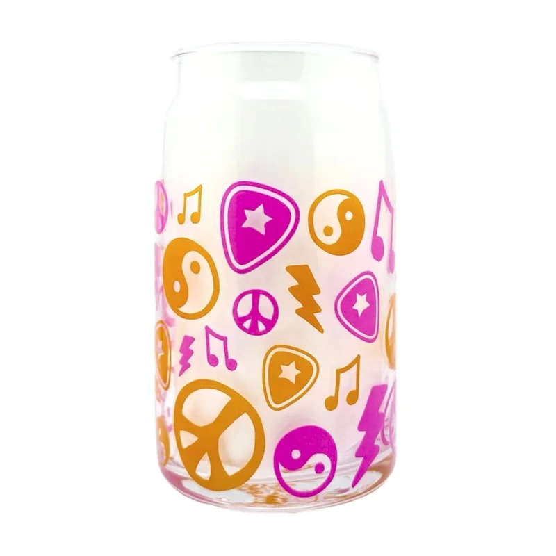 ROCK HALL YIN YANG SODA CAN GLASS