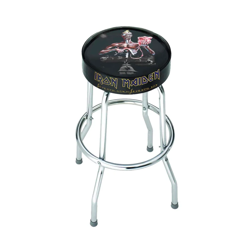 ROCKSAX IRON MAIDEN BAR STOOL - SEVENTH SON